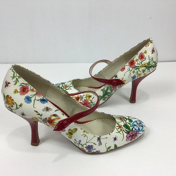 CL by Laundry Floral Design Pumps Shoes Size 9-1/2 - Picture 10 of 10